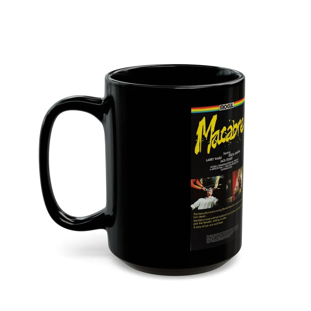 MACABRE (VHS COVER) - Black Coffee Mug-Go Mug Yourself