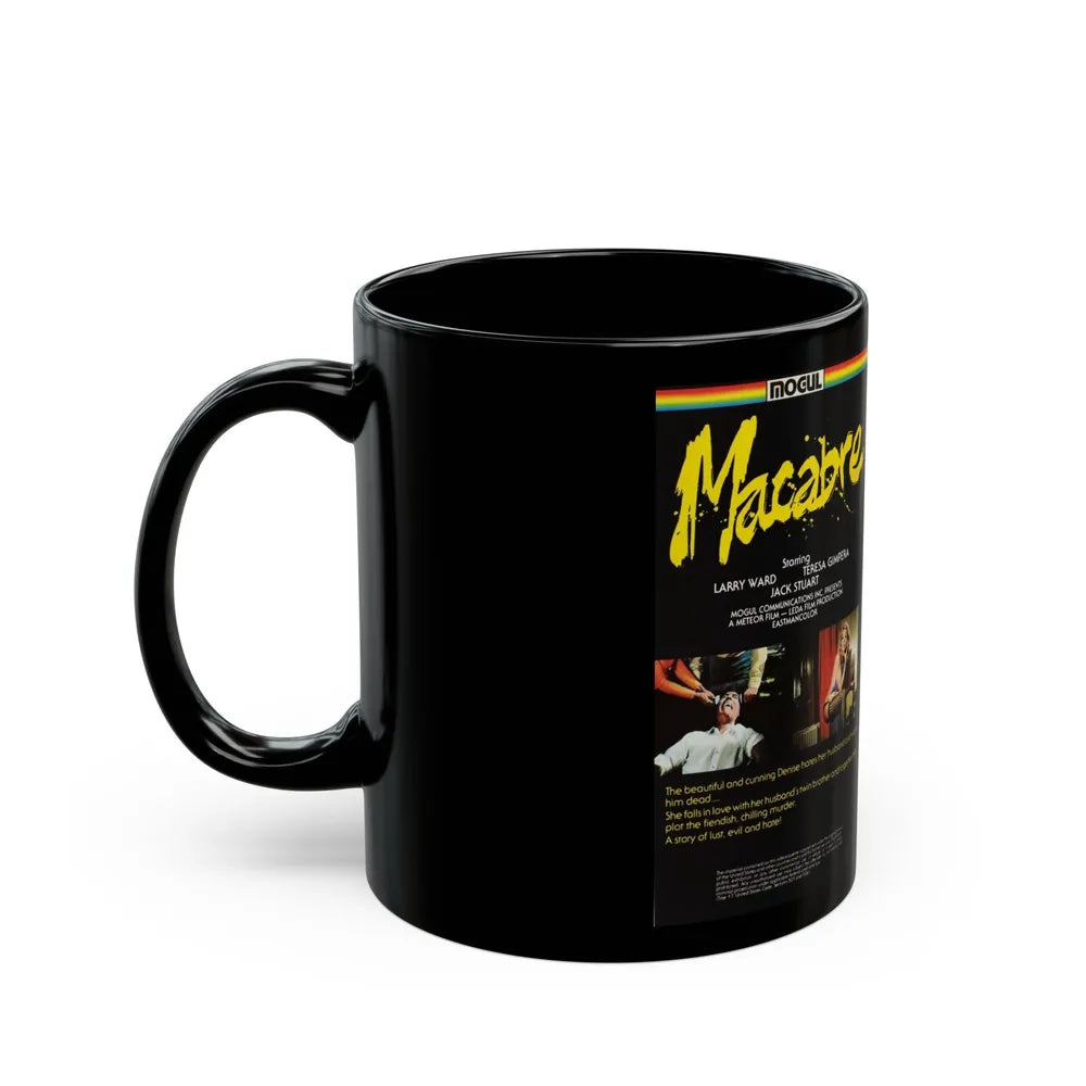 MACABRE (VHS COVER) - Black Coffee Mug-Go Mug Yourself