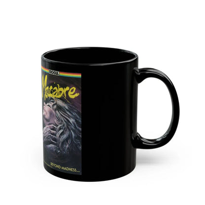 MACABRE (VHS COVER) - Black Coffee Mug-Go Mug Yourself