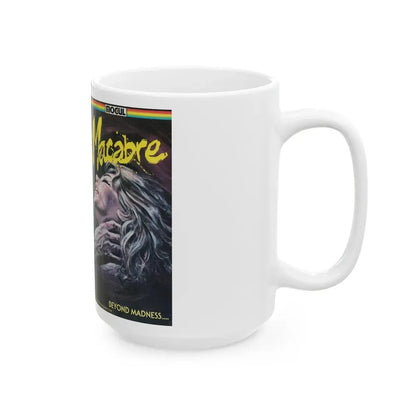 MACABRE (VHS COVER) - White Coffee Mug - Go Mug Yourself