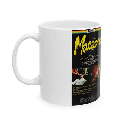 MACABRE (VHS COVER) - White Coffee Mug - Go Mug Yourself