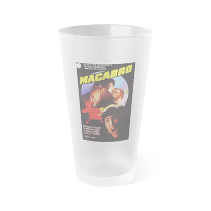MACABRO 1980 Movie Poster - Frosted Pint Glass 16oz Default Title - Go Mug Yourself