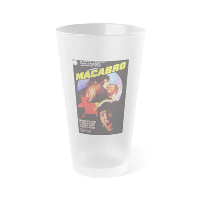 MACABRO 1980 Movie Poster - Frosted Pint Glass 16oz-Go Mug Yourself