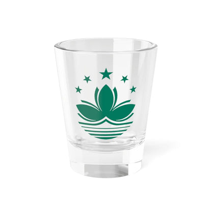 Macau lotus (China) Shot Glass 1.5oz 1.5oz - Go Mug Yourself