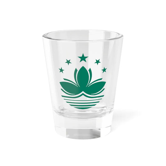 Macau lotus (China) Shot Glass 1.5oz 1.5oz - Go Mug Yourself