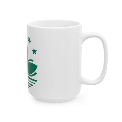 Macau lotus (China) White Coffee Mug - Go Mug Yourself