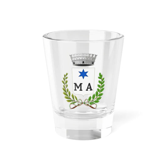 Macchia dIsernia-Stemma (Italy) (Coat of Arms) Shot Glass 1.5oz 1.5oz - Go Mug Yourself