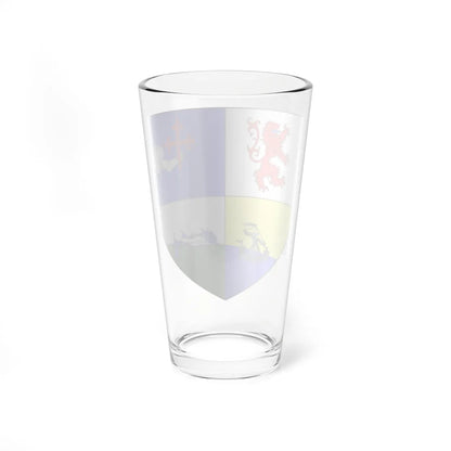 MacDonnell coat of arms as shown in Dunluce Castle (Ireland) (Coat of Arms) Pint Glass 16oz - Go Mug Yourself