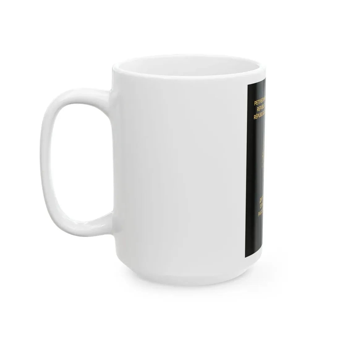 Macedonian Passport (Diplomatic) - White Coffee Mug - Go Mug Yourself
