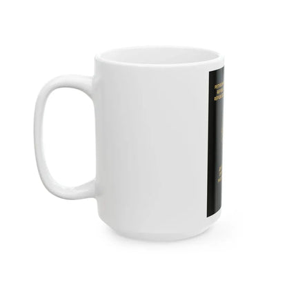 Macedonian Passport (Diplomatic) - White Coffee Mug - Go Mug Yourself