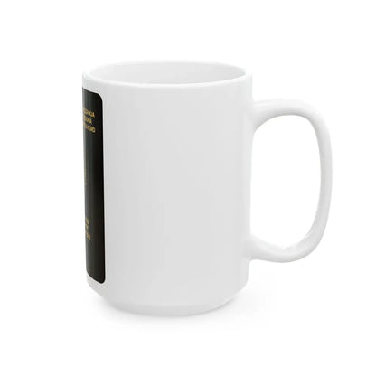 Macedonian Passport (Diplomatic) - White Coffee Mug - Go Mug Yourself