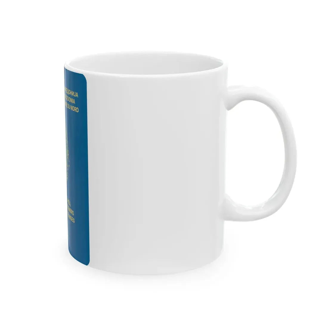 Macedonian Passport For Foreigners - White Coffee Mug - Go Mug Yourself