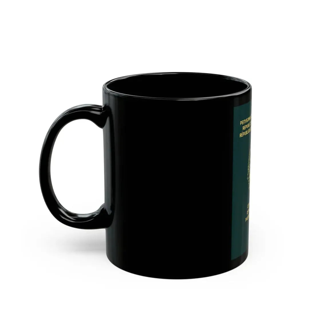 Macedonian Passport (Official) - Black Coffee Mug - Go Mug Yourself