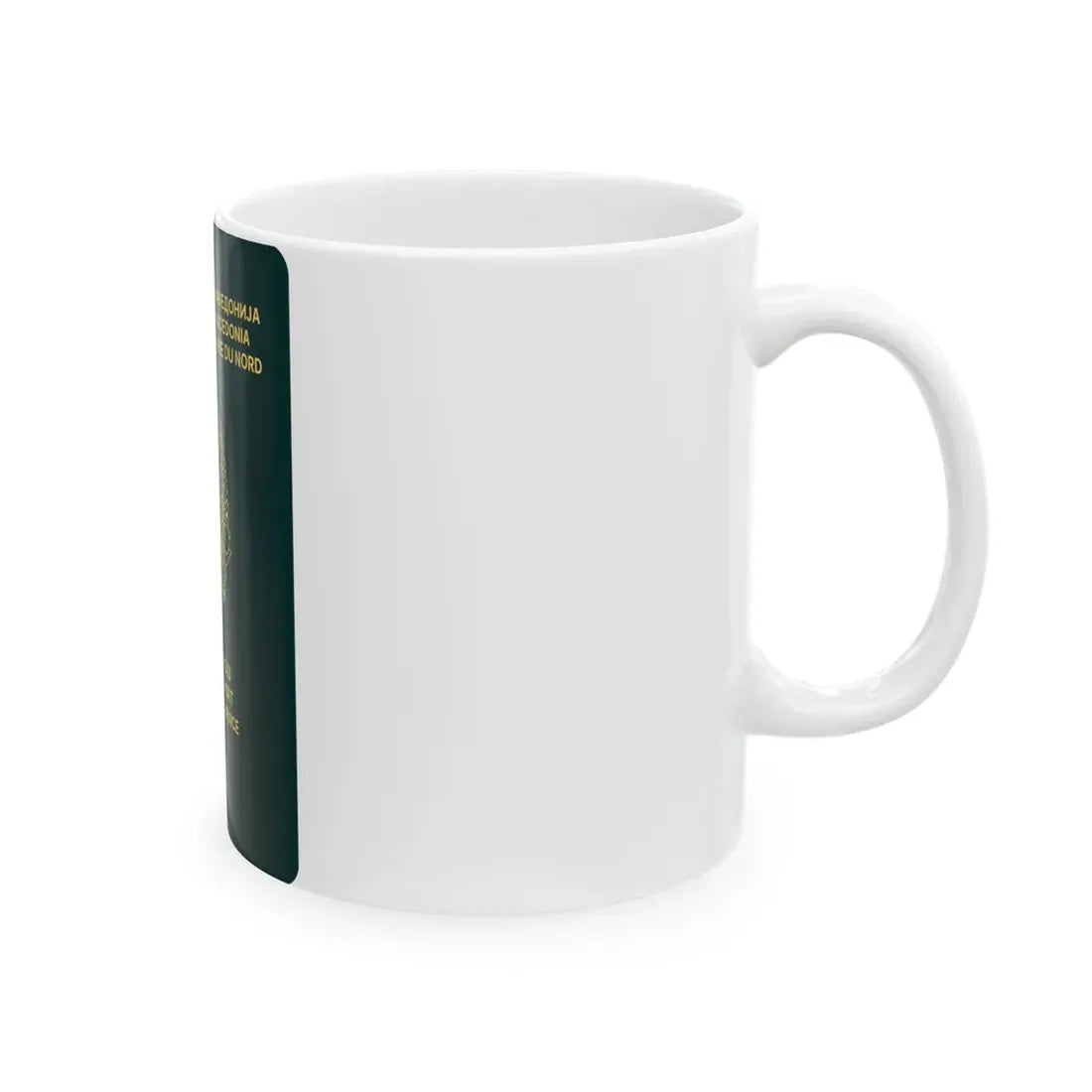 Macedonian Passport (Official) - White Coffee Mug - Go Mug Yourself