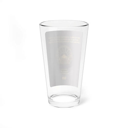 Macedonian Passport - Pint Glass 16oz-Go Mug Yourself