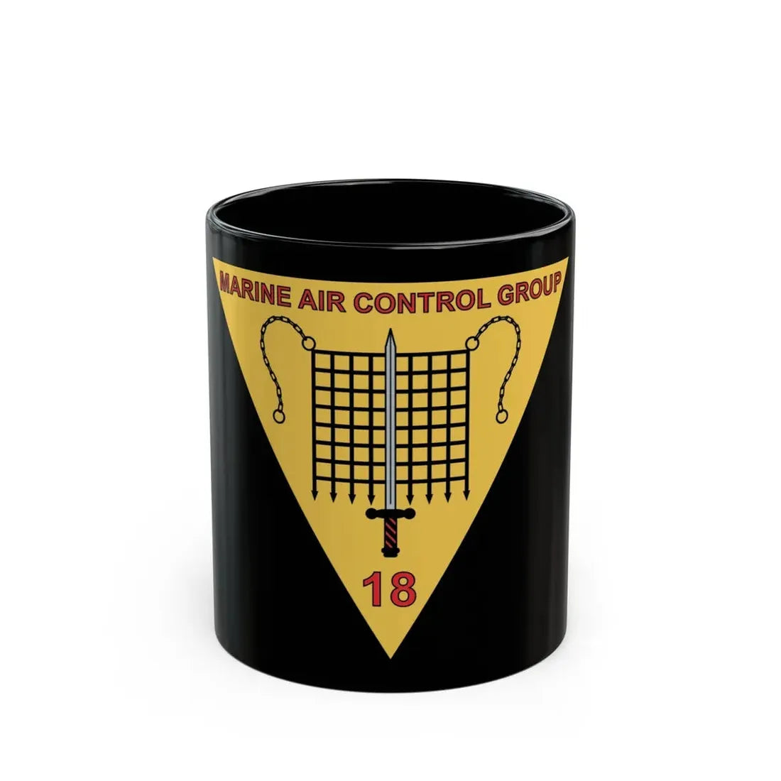 MACG 18 (USMC) Black Coffee Mug 11oz - Go Mug Yourself