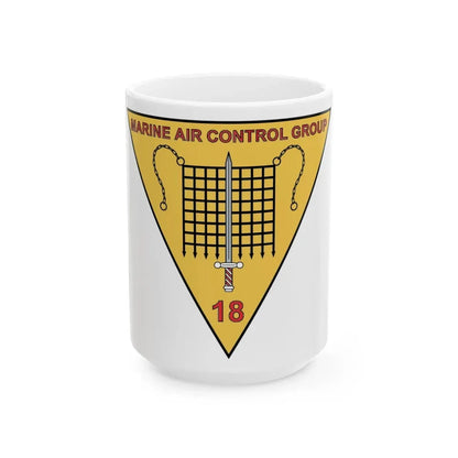 MACG 18 (USMC) White Coffee Mug 15oz - Go Mug Yourself