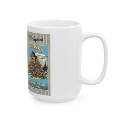 MACHISMO (VHS COVER) - White Coffee Mug - Go Mug Yourself
