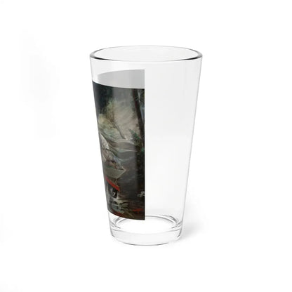 MacIntyre's Flood, Collier's magazine story illustration, April 28, 1951 - Pint Glass 16oz - Go Mug Yourself