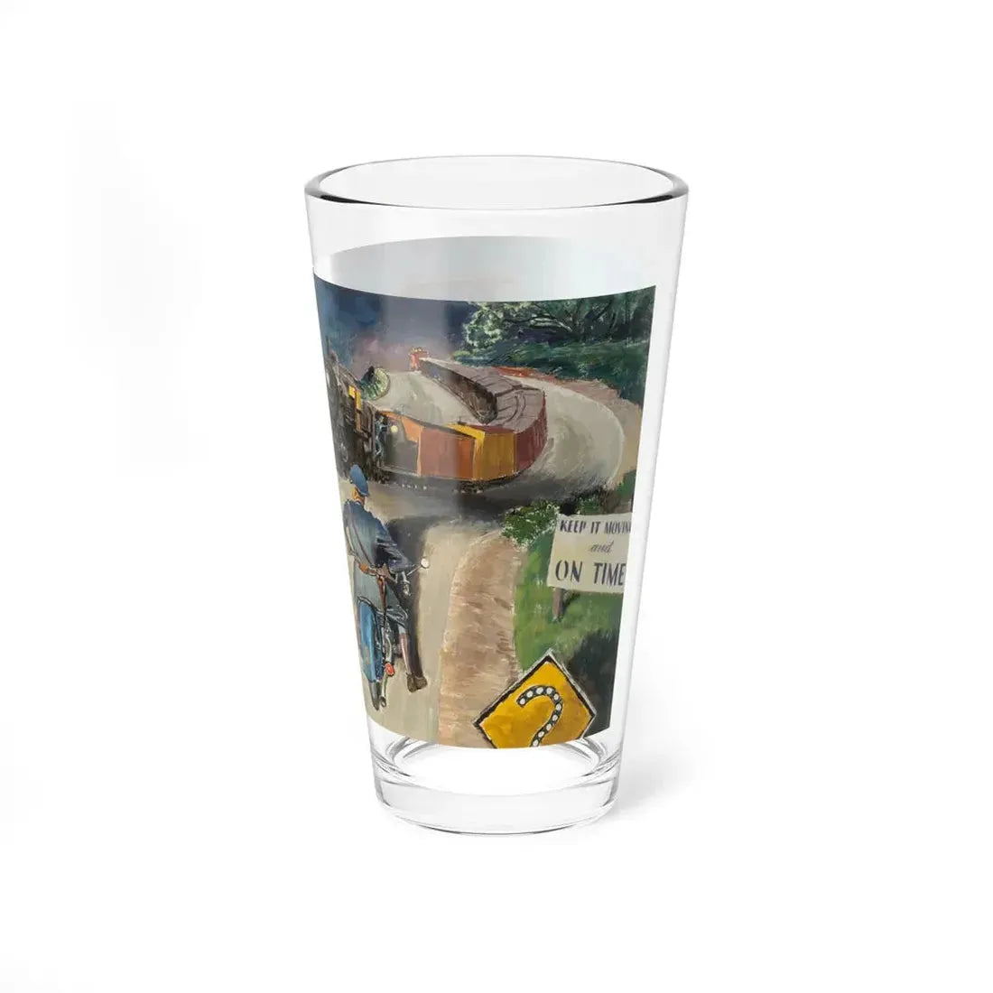 Mack Truck advertisement - Pint Glass 16oz - Go Mug Yourself