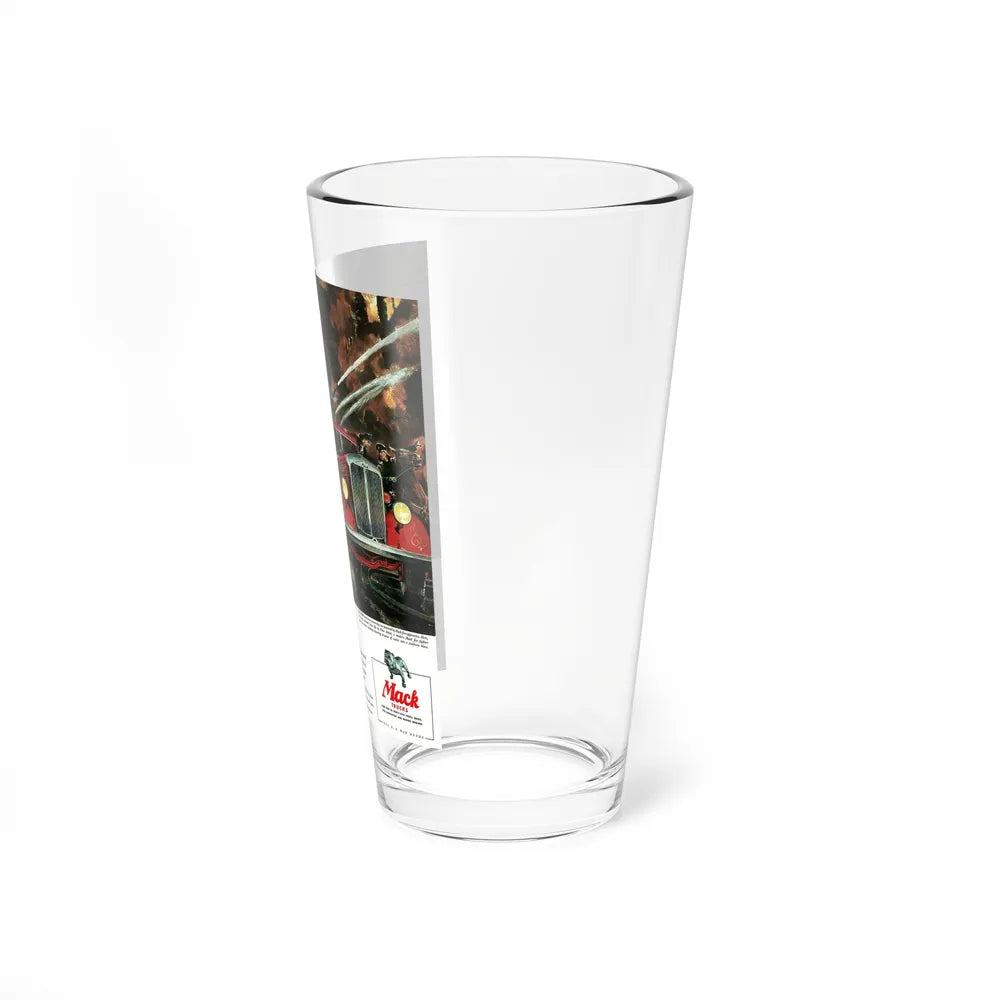 Mack Trucks advertisement, 1943 - Pint Glass 16oz-Go Mug Yourself