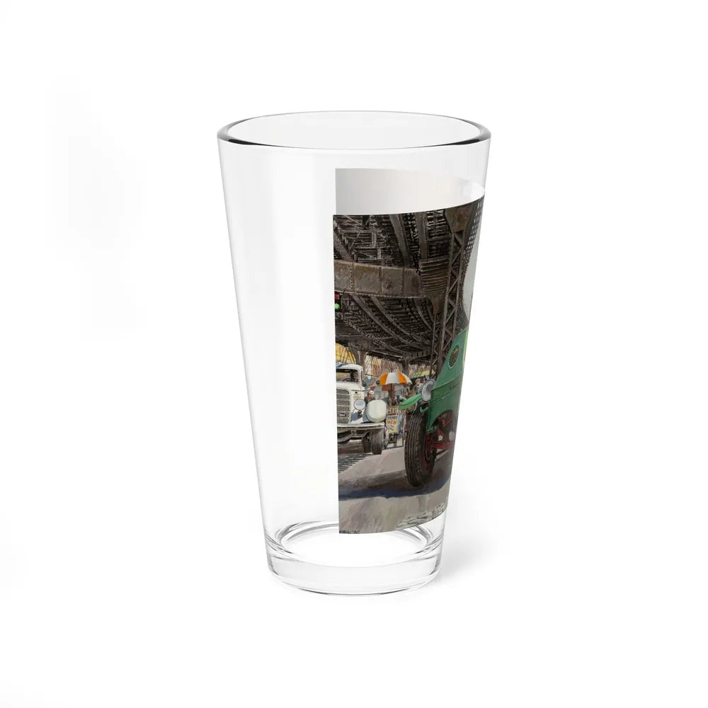 Mack Trucks advertisement for The Saturday Evening Post (2) - Pint Glass 16oz-Go Mug Yourself