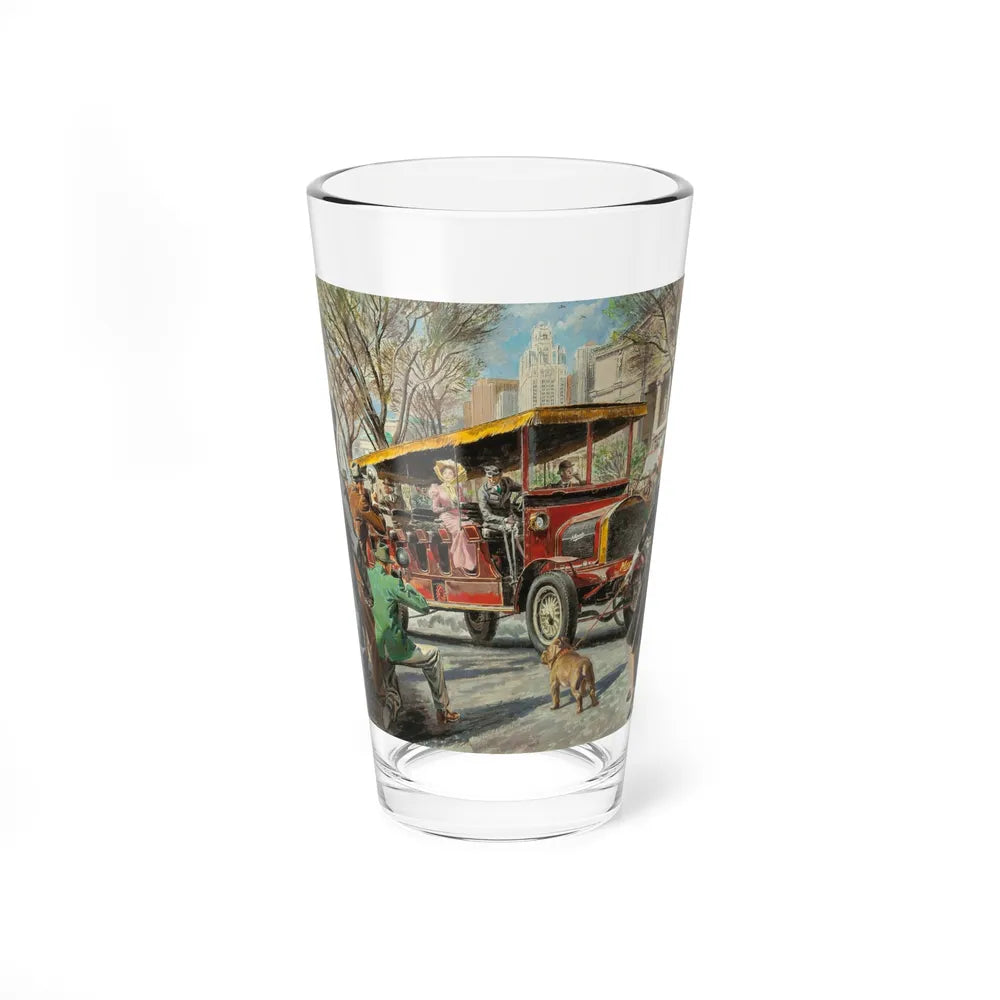 Mack Trucks advertisement for The Saturday Evening Post, May 1, 1943 - Pint Glass 16oz-16oz-Go Mug Yourself