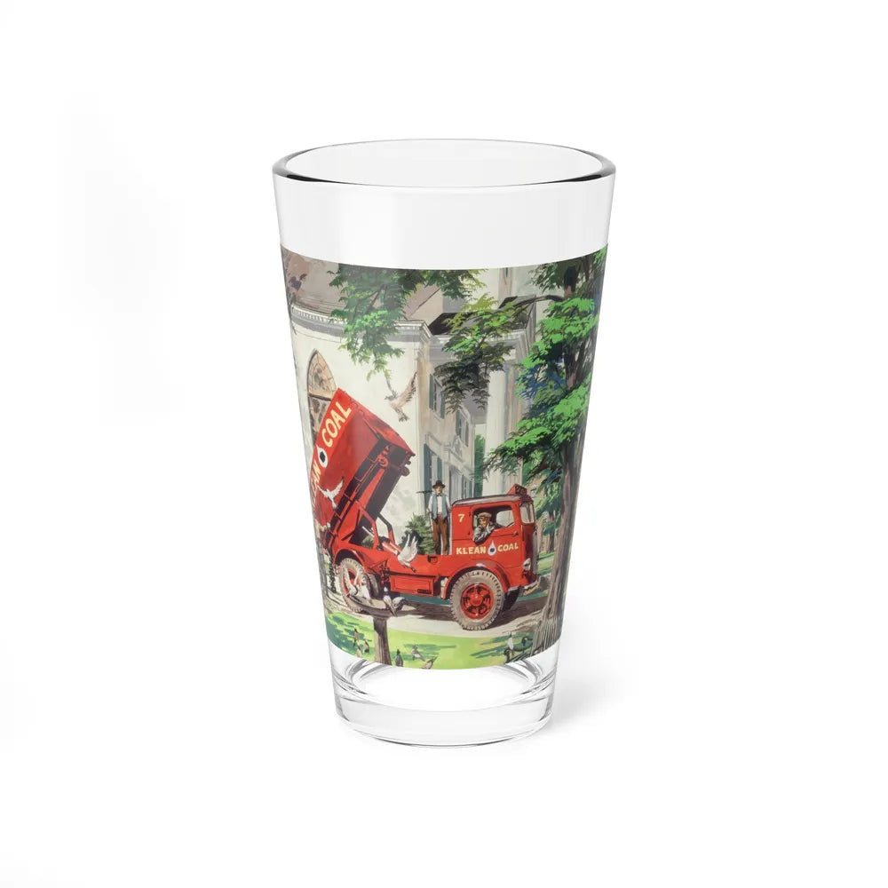 Mack Trucks advertisement for The Saturday Evening Post, October 13, 1945 - Pint Glass 16oz-16oz-Go Mug Yourself