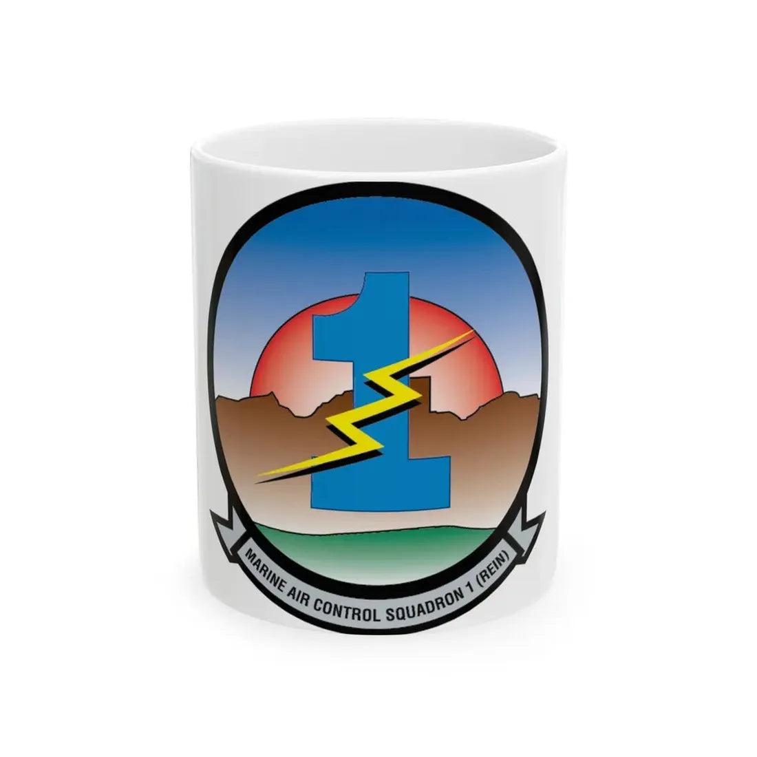 MACS 1 (USMC) White Coffee Mug 11oz - Go Mug Yourself
