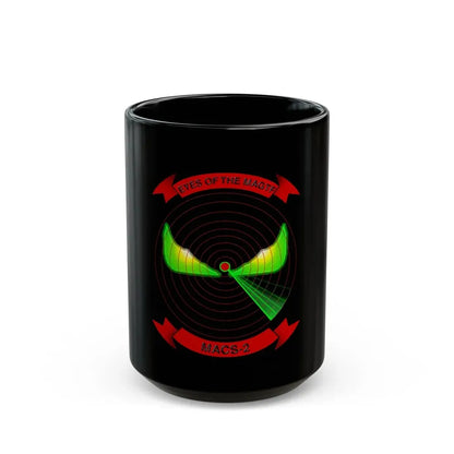 MACS 2 Eyes of the MAGTF (USMC) Black Coffee Mug 15oz - Go Mug Yourself