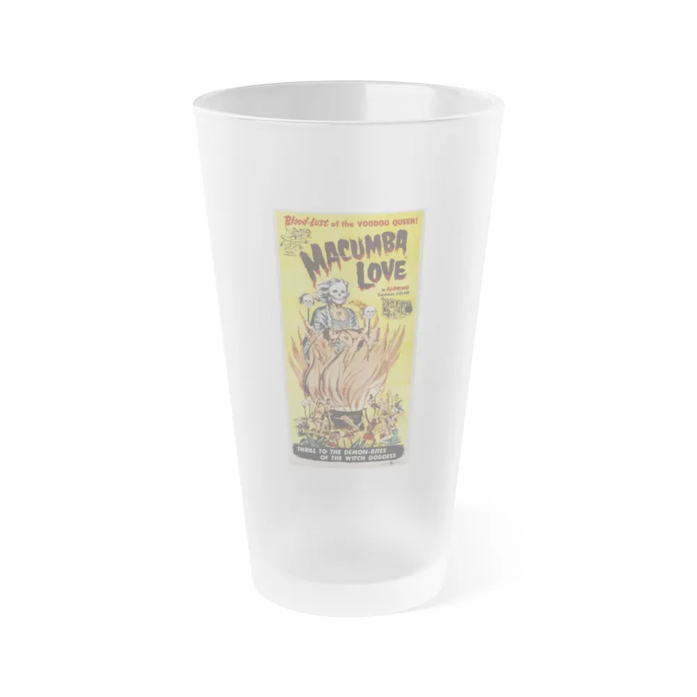 MACUMBA LOVE 1960 Movie Poster - Frosted Pint Glass 16oz-Go Mug Yourself