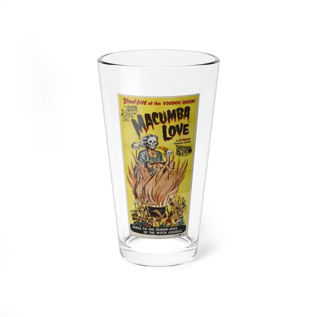 MACUMBA LOVE 1960 Movie Poster - Pint Glass 16oz 16oz - Go Mug Yourself