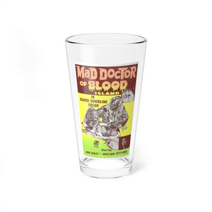 MAD DOCTOR OF BLOOD ISLAND 1969 Movie Poster - Pint Glass 16oz-16oz-Go Mug Yourself