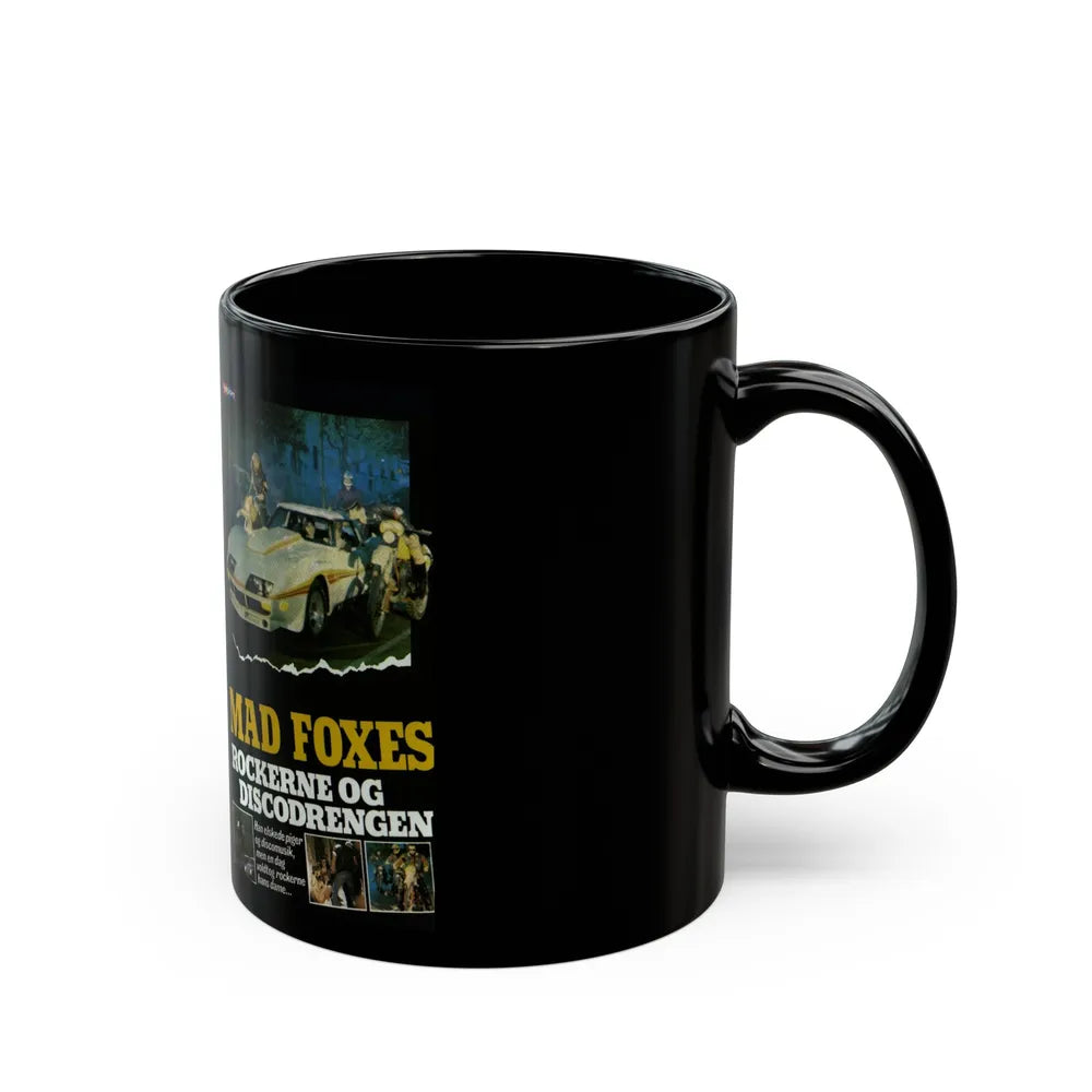 MAD FOXES (VHS COVER) - Black Coffee Mug-Go Mug Yourself