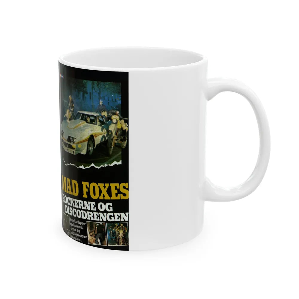 MAD FOXES (VHS COVER) - White Coffee Mug-Go Mug Yourself