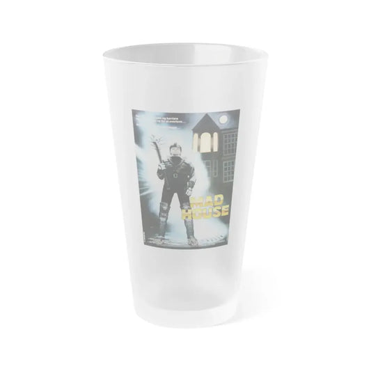 MAD HOUSE (OF UNKNOWN ORIGIN) 1983 Movie Poster - Frosted Pint Glass 16oz Default Title - Go Mug Yourself