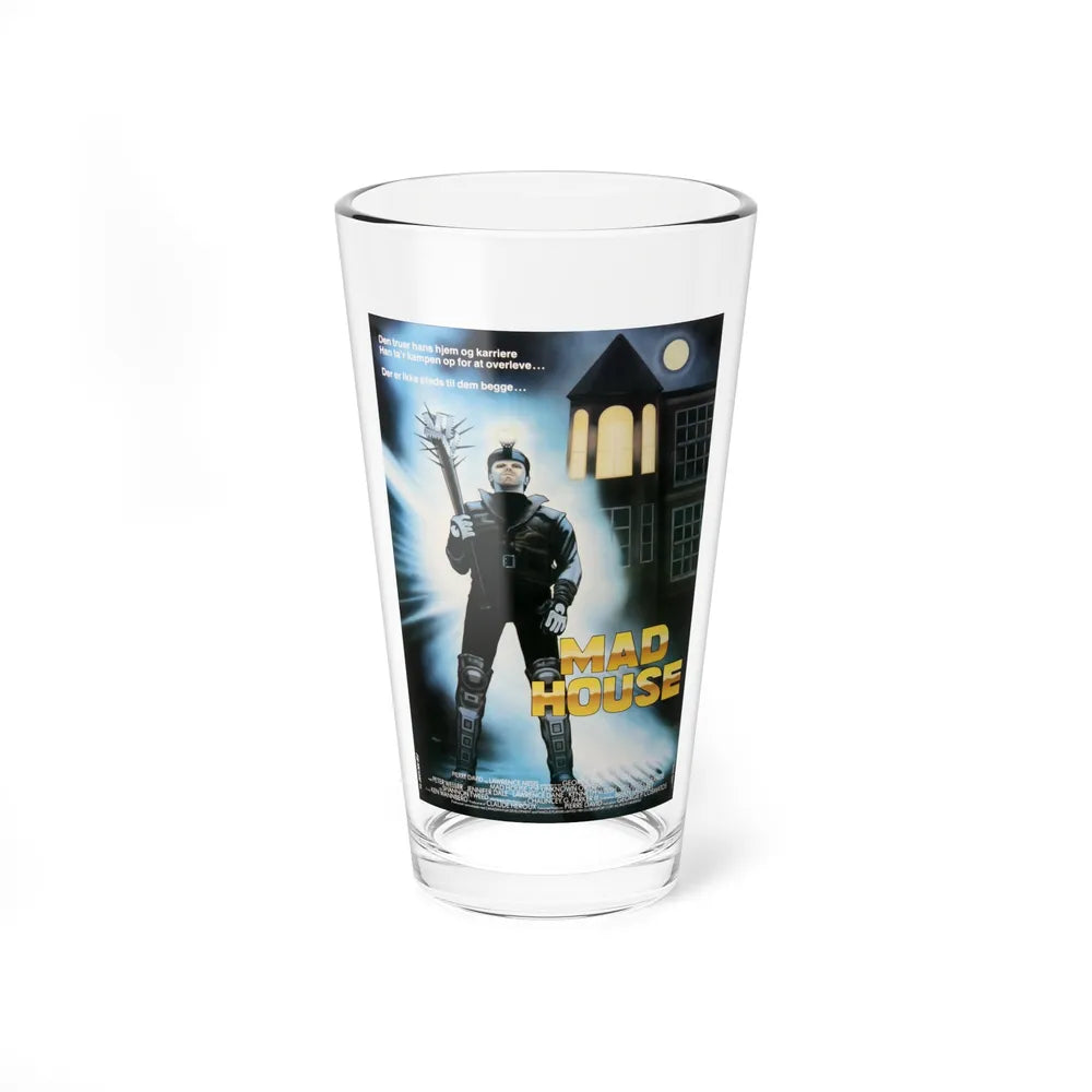 MAD HOUSE (OF UNKNOWN ORIGIN) 1983 Movie Poster - Pint Glass 16oz-16oz-Go Mug Yourself