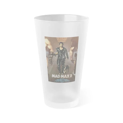 MAD MAX 2 (DANISH) 1981 Movie Poster - Frosted Pint Glass 16oz Default Title - Go Mug Yourself