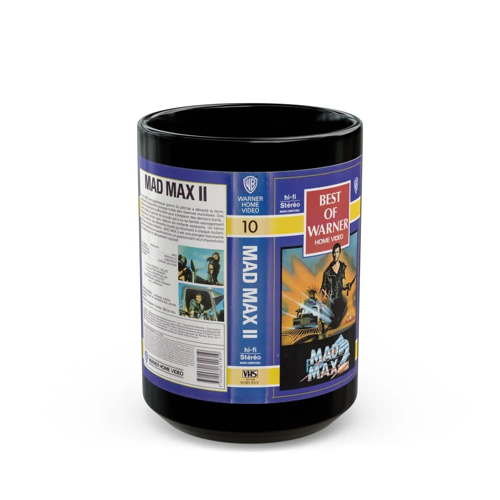 MAD MAX 2 (VHS COVER) - Black Coffee Mug-15oz-Go Mug Yourself