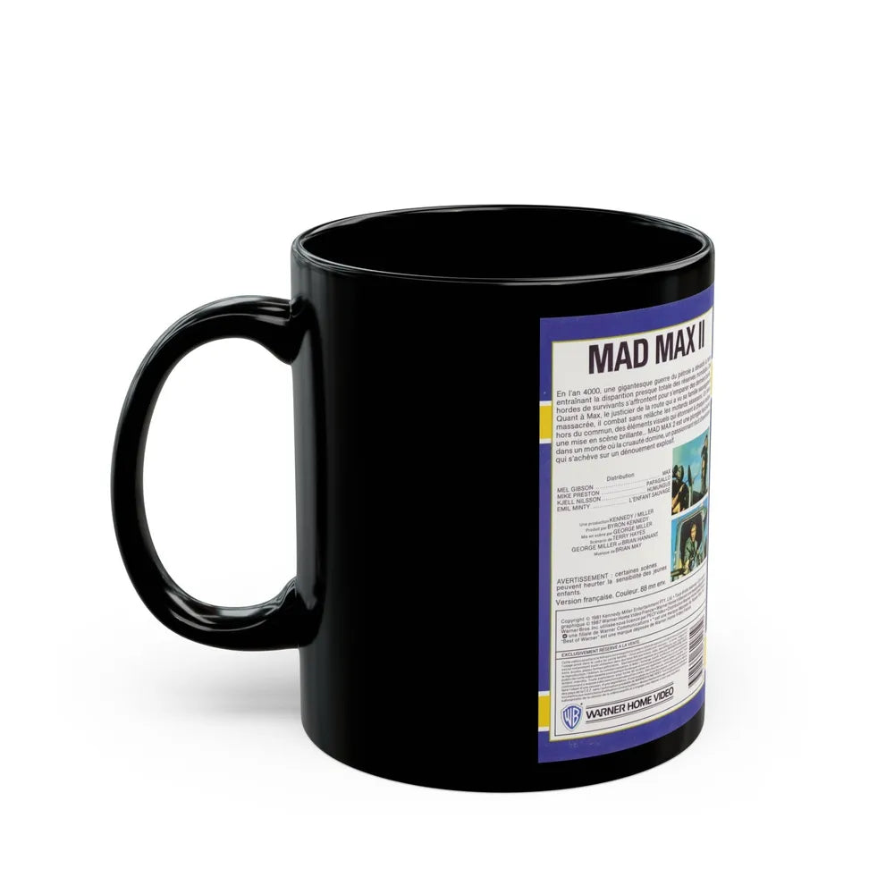 MAD MAX 2 (VHS COVER) - Black Coffee Mug-Go Mug Yourself