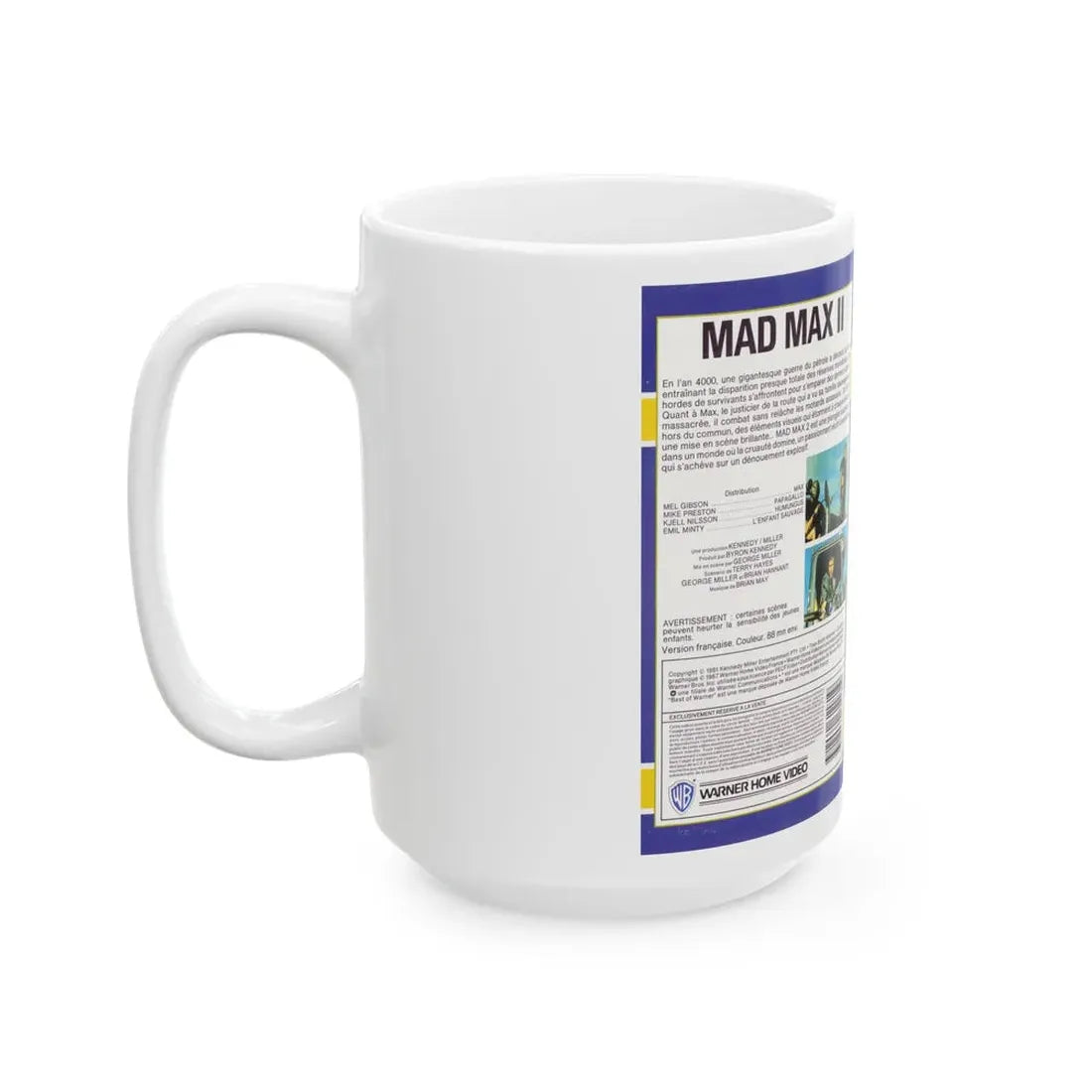 MAD MAX 2 (VHS COVER) - White Coffee Mug - Go Mug Yourself