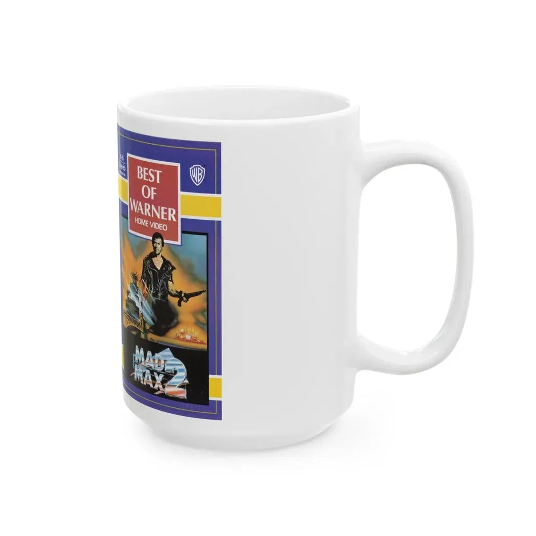 MAD MAX 2 (VHS COVER) - White Coffee Mug - Go Mug Yourself