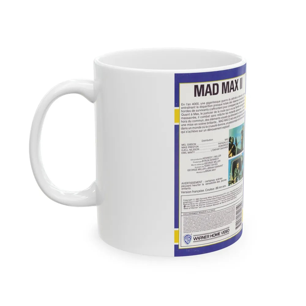 MAD MAX 2 (VHS COVER) - White Coffee Mug-Go Mug Yourself