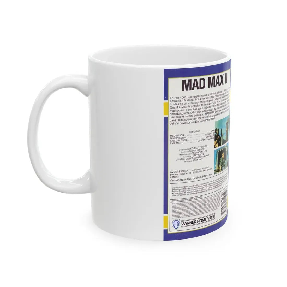 MAD MAX 2 (VHS COVER) - White Coffee Mug - Go Mug Yourself