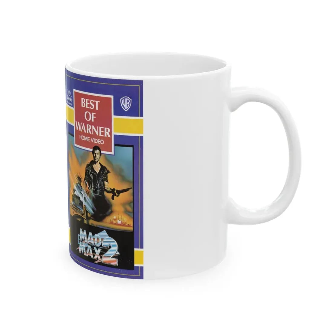 MAD MAX 2 (VHS COVER) - White Coffee Mug - Go Mug Yourself