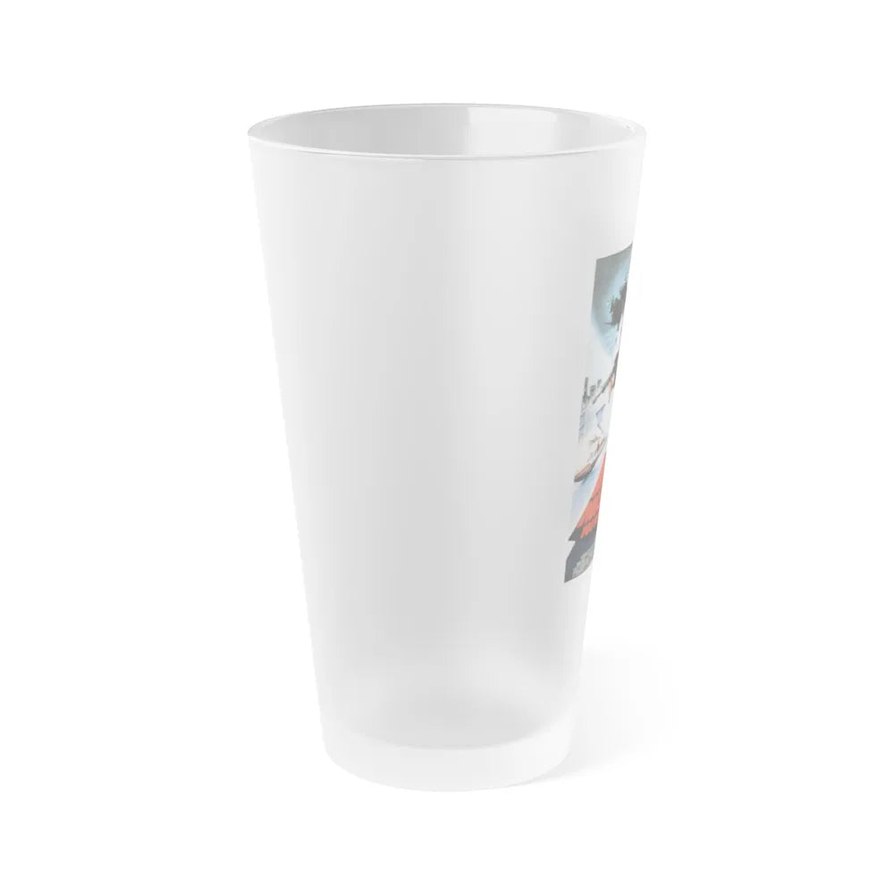 MAD MISSION 4 1986 Movie Poster - Frosted Pint Glass 16oz-Go Mug Yourself