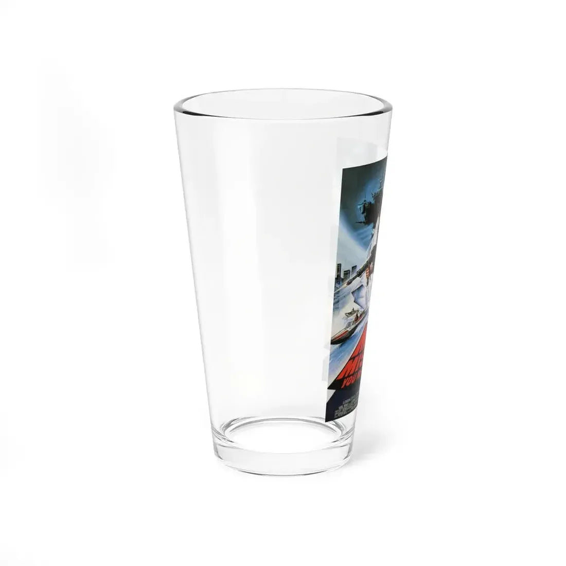 MAD MISSION 4 1986 Movie Poster - Pint Glass 16oz - Go Mug Yourself