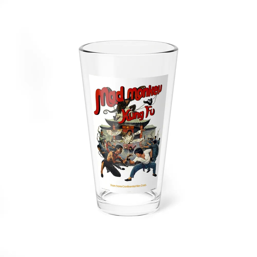 MAD MONKEY KUNG FU 1979 Movie Poster - Pint Glass 16oz-16oz-Go Mug Yourself