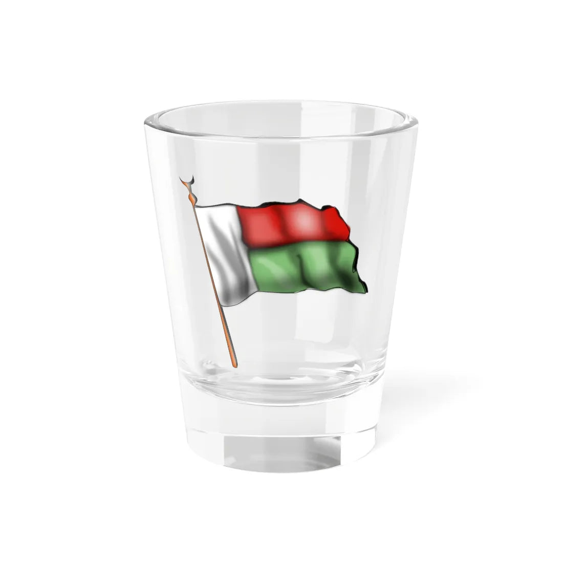 Madagascar drapeau (Madagascar) Shot Glass 1.5oz 1.5oz - Go Mug Yourself