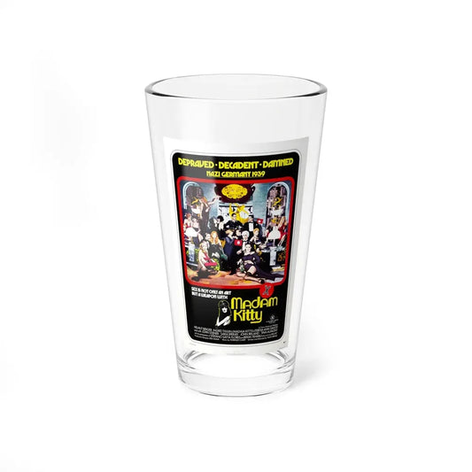 MADAM KITTY (SALON KITTY) 1976 Movie Poster - Pint Glass 16oz 16oz - Go Mug Yourself